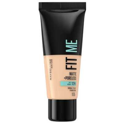 Fit Me Matte &amp; Poreless Foundation matujący podkład do twarzy 105 Natural Ivory 30ml