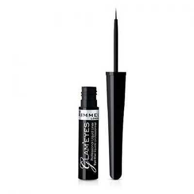 RIMMEL Glam Eyes Professional Liquid Eyeliner 001 Black Glamour