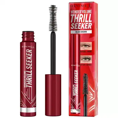 RIMMEL VOLUME THRILL SEEKER MASCARA Brown Black