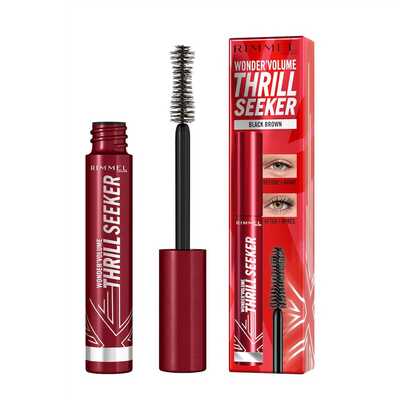 Wonder Volume Thrill Seeker wydłużający i zwiększający objętość tusz do rzęs 002 Black Brown 8ml