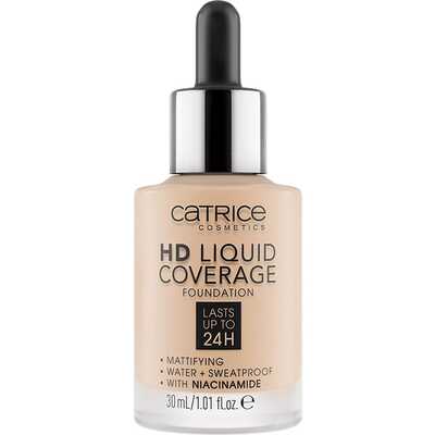 HD Liquid Coverage Foundation 24H matujący podkład do twarzy 010 Light Beige 30ml