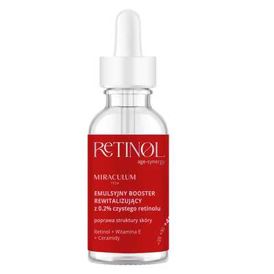 Age Synergy Retinol emulsyjny booster rewitalizujący z 0.2% czystego retinolu 30ml