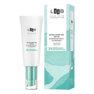 Laab Clear Skin Solution ultralekki żel SPF50 normalizująco-ochronny 40ml