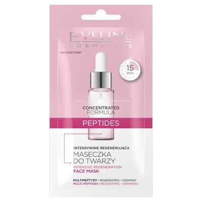 Skoncentrowana formuła intensywnie regenerująca maseczka do twarzy Peptides 8ml
