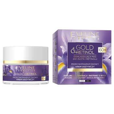 Gold&amp;Retinol przeciwzmarszczkowy krem odżywczy 60+ 50ml