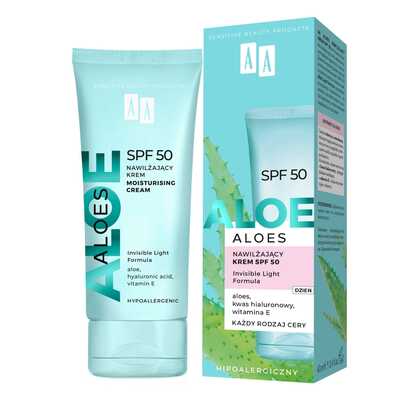 Aloes nawilżający krem SPF50 40ml