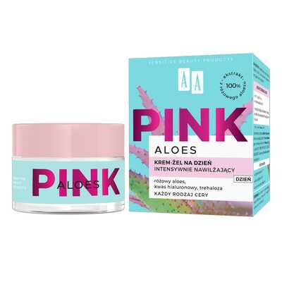 Aloes Pink krem intensywnie nawilżający żelowy na dzień 50ml